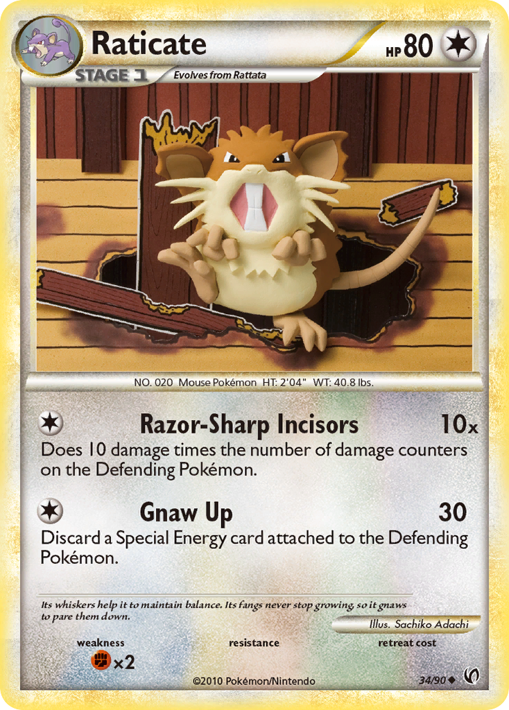 Raticate card