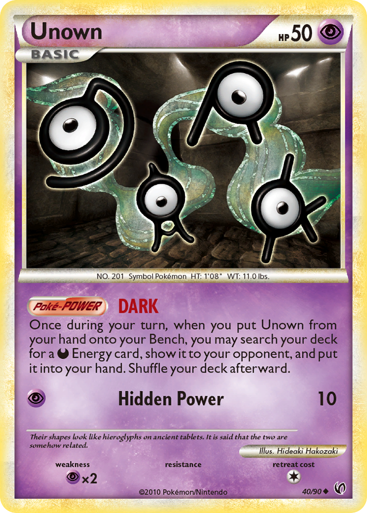 Unown card