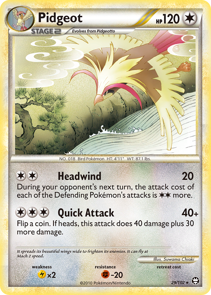 Pidgeot card