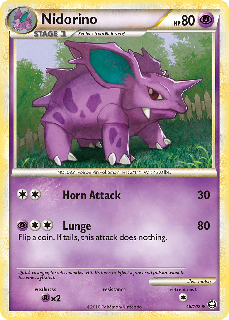 Nidorino card