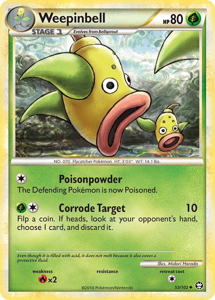 Weepinbell card