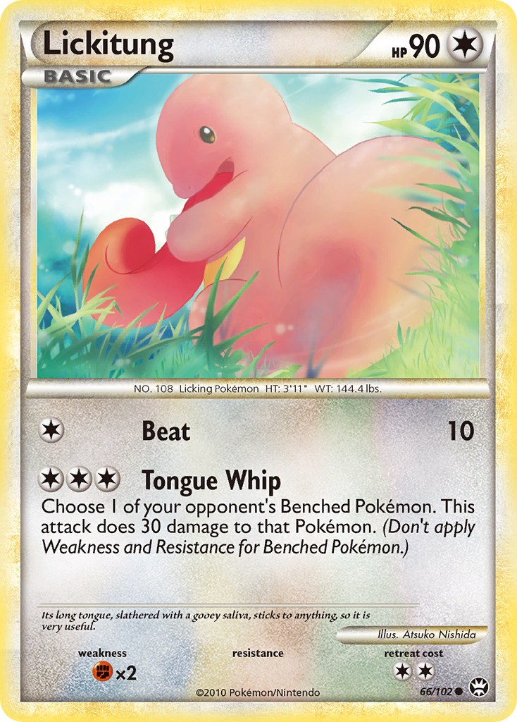 Lickitung card