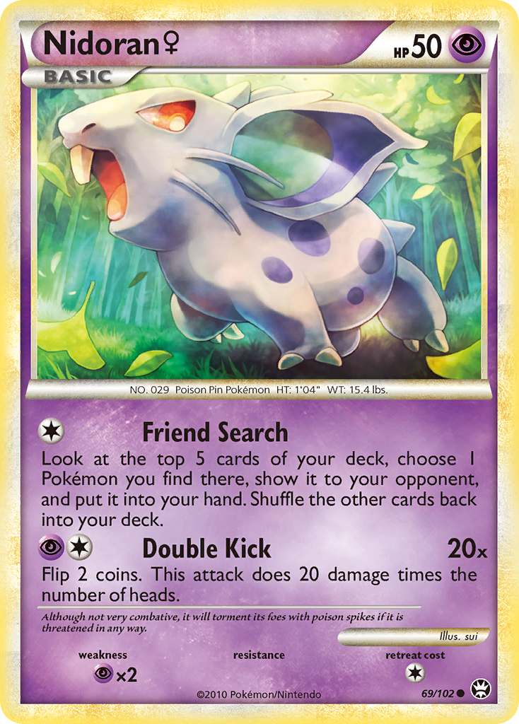 Nidoran ♀ card