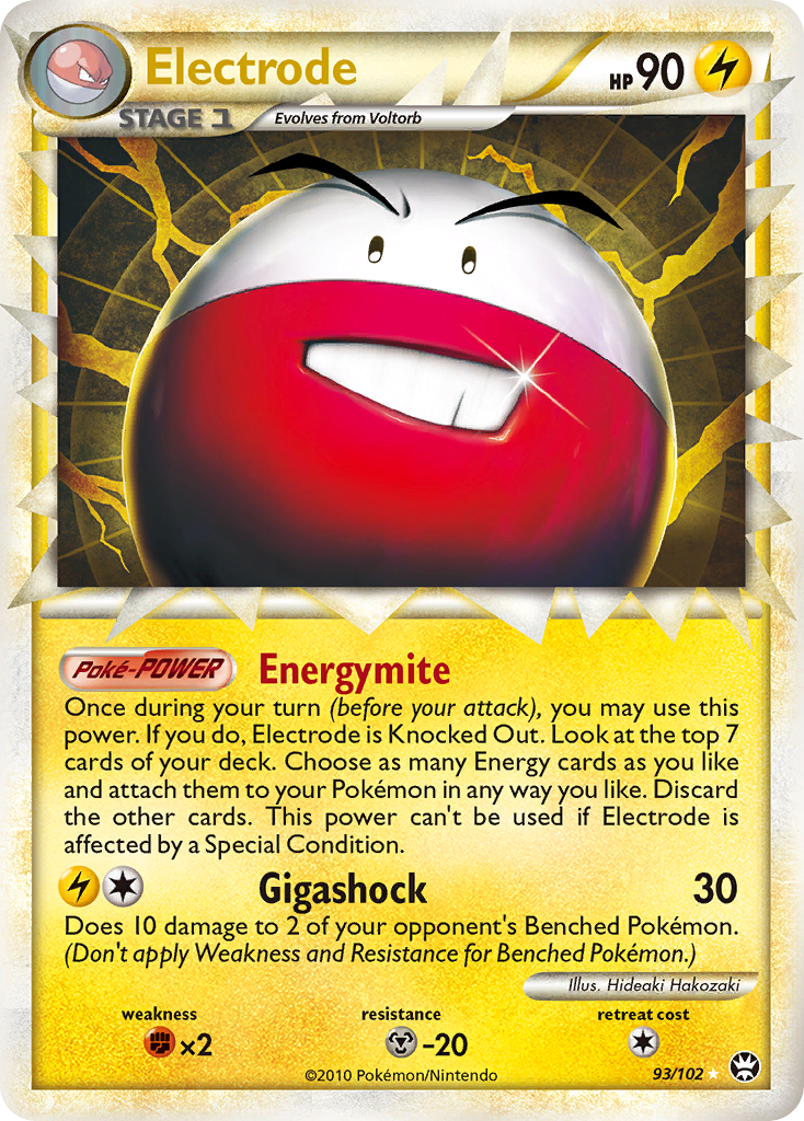 Electrode card