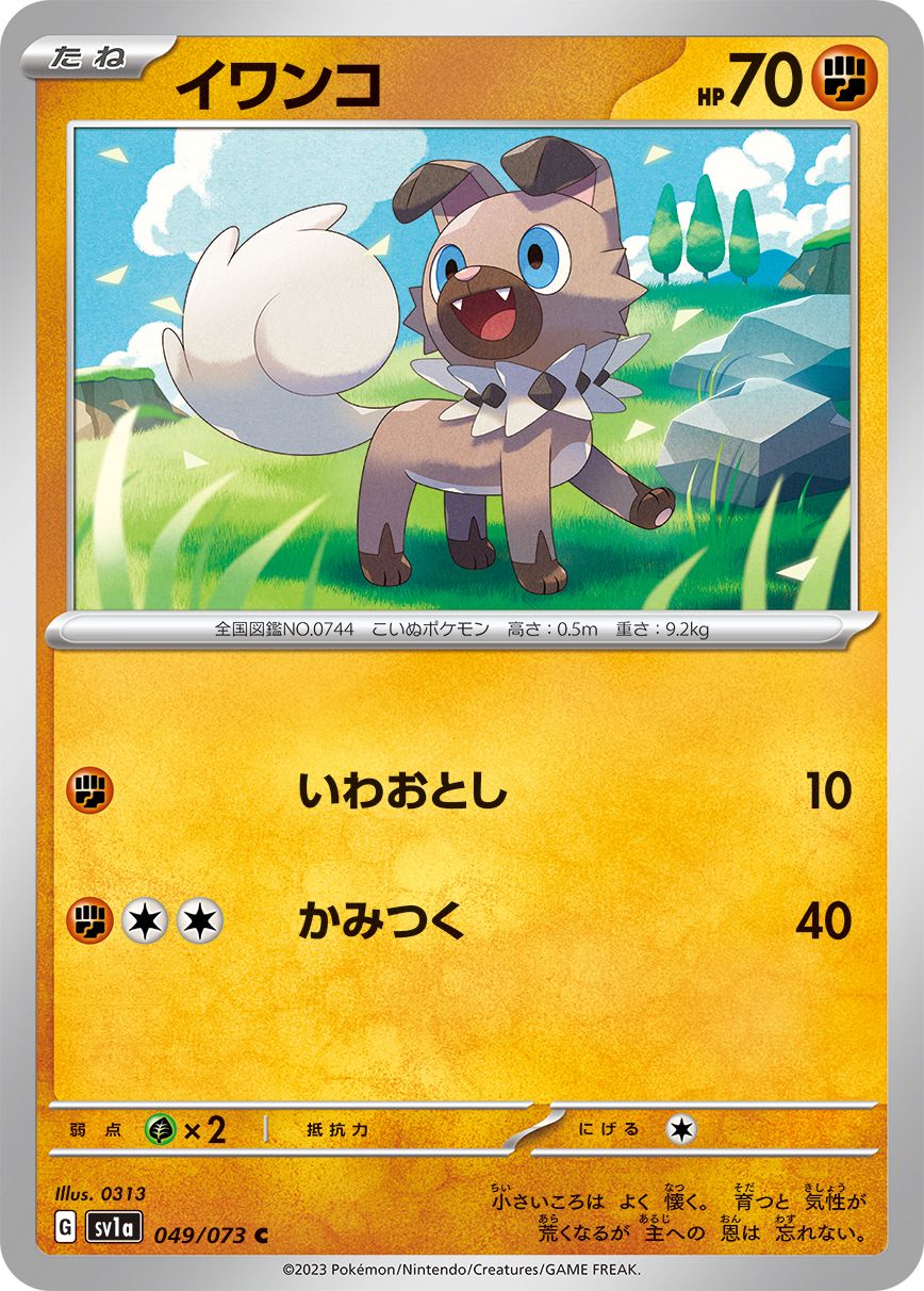 Rockruff card