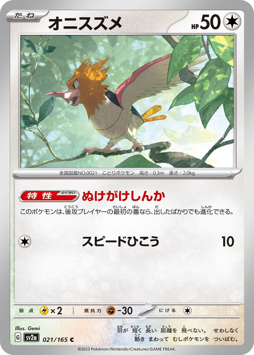 Spearow card