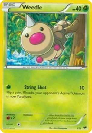 Weedle card