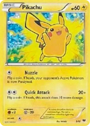 Pikachu card