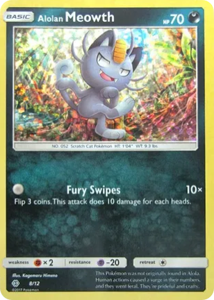 Alolan Meowth card