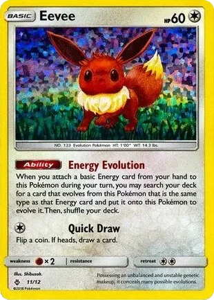 Eevee card