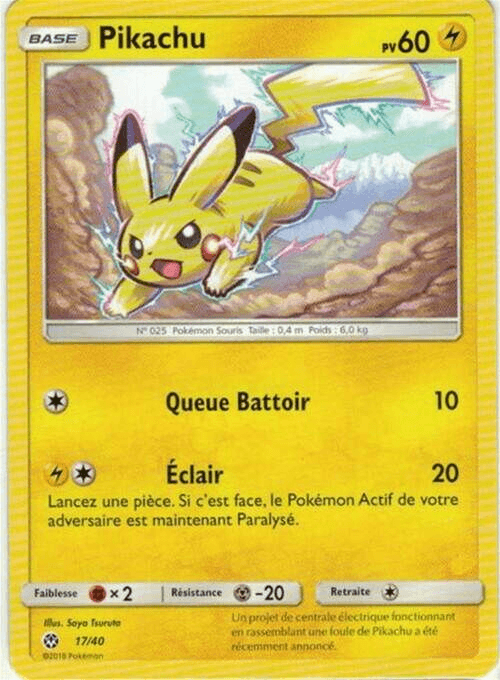 Pikachu card