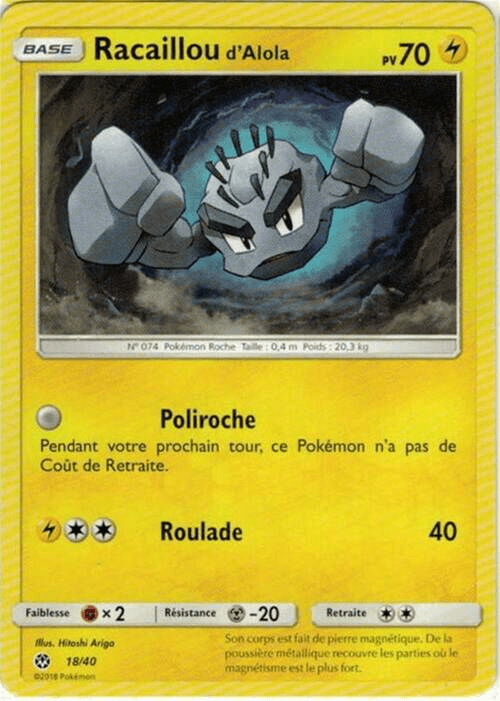 Alolan Geodude card