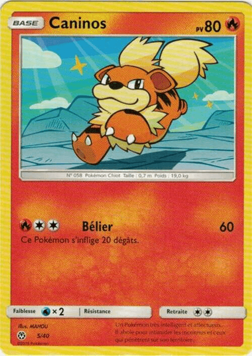 Growlithe card