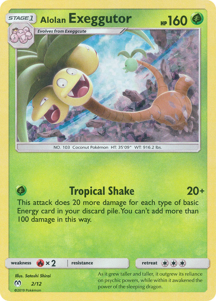 Alolan Exeggutor card