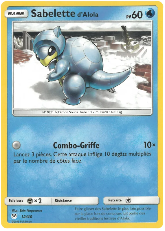 Alolan Sandshrew card