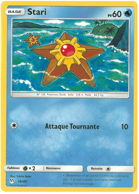 Staryu card