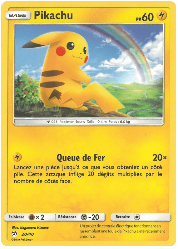 Pikachu card