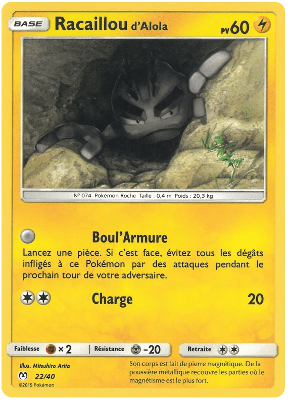 Alolan Geodude card