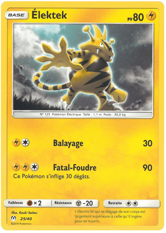 Electabuzz card