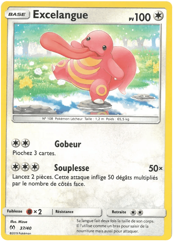 Lickitung card