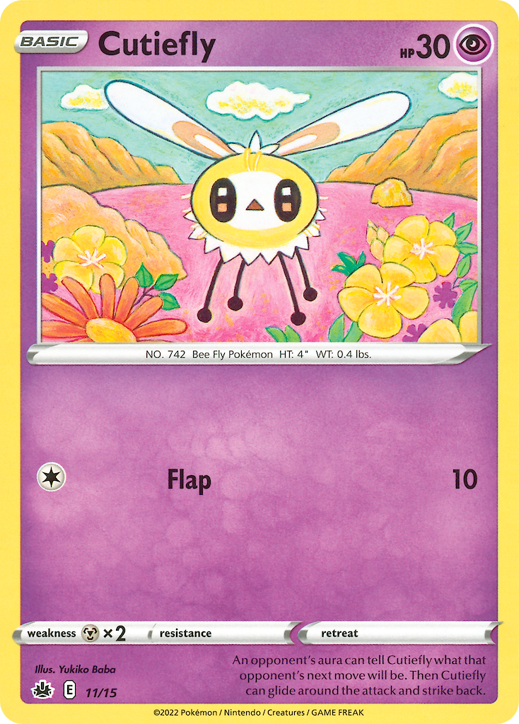 Cutiefly card