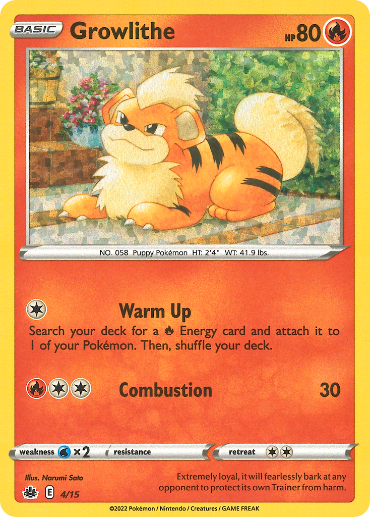 Growlithe card