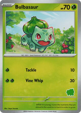 Bulbasaur card