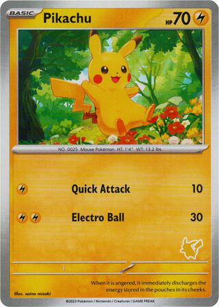 Pikachu card