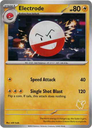 Electrode card