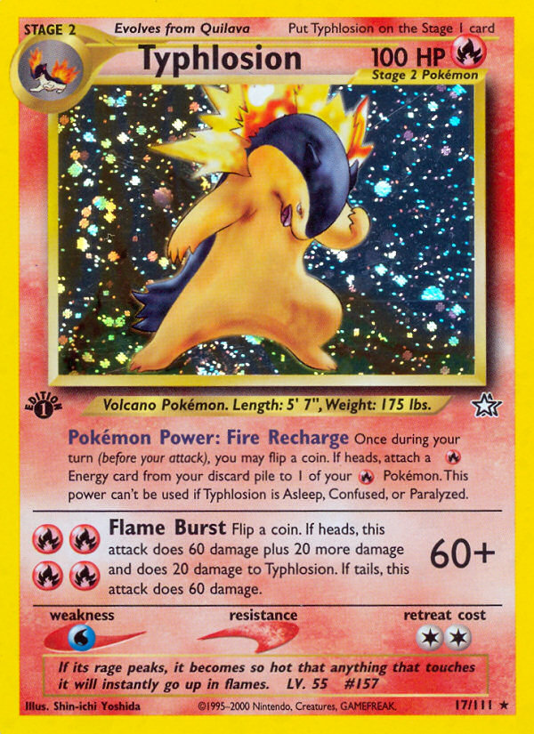 Typhlosion card