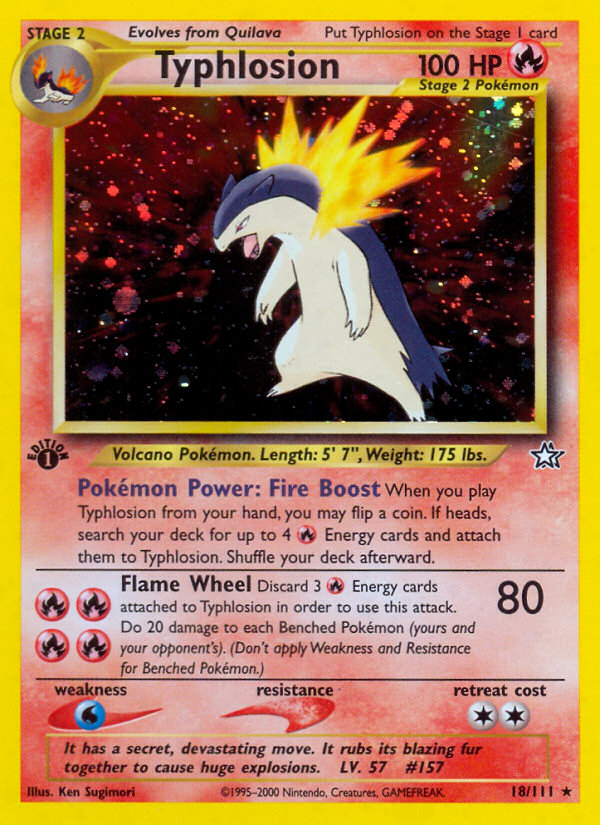 Typhlosion card