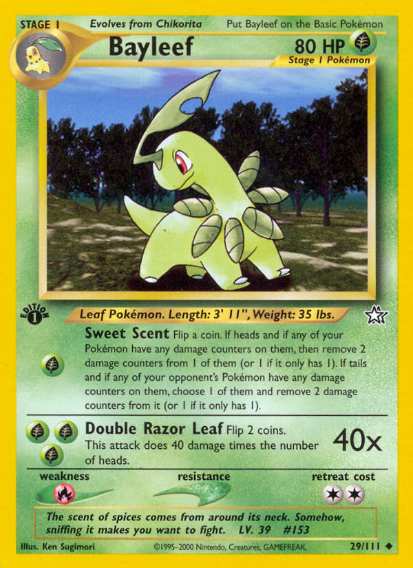 Bayleef card