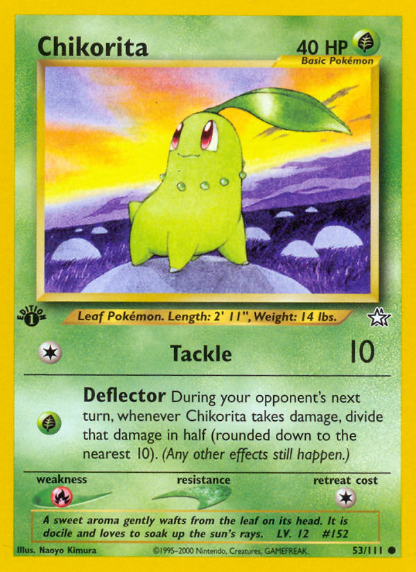 Chikorita card