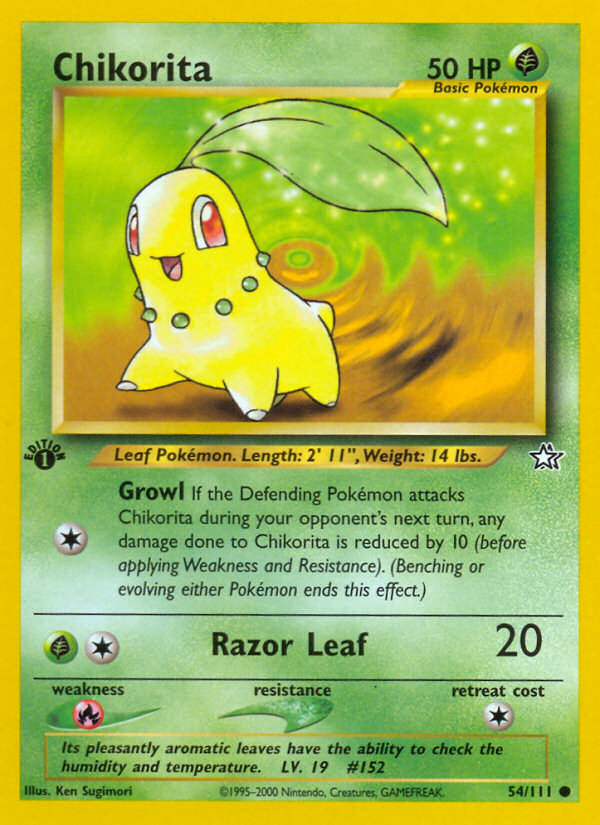 Chikorita card