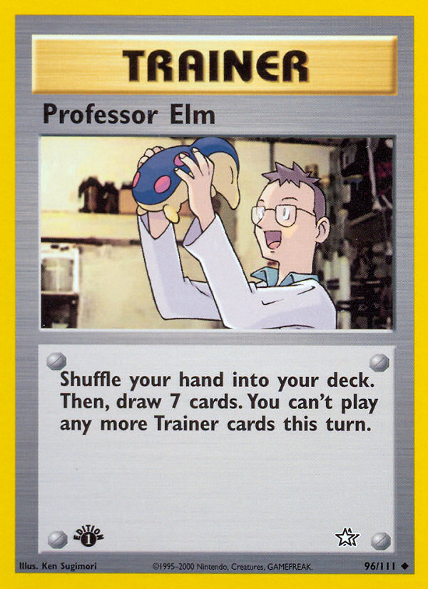 Professor Elm card