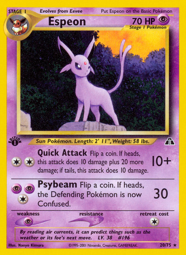 Espeon card