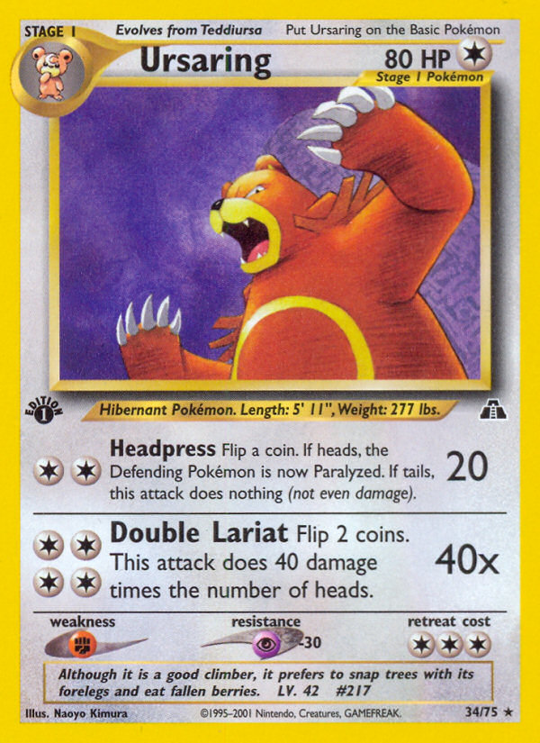 Ursaring card