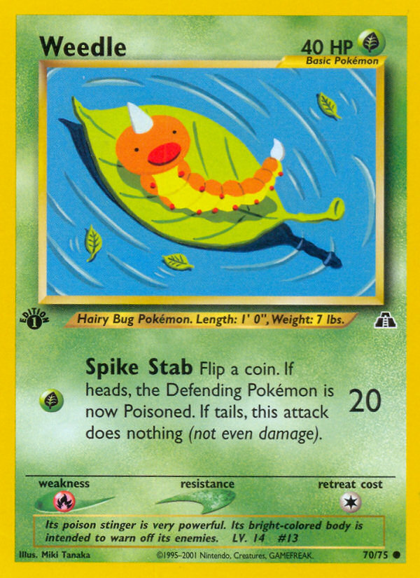 Weedle card