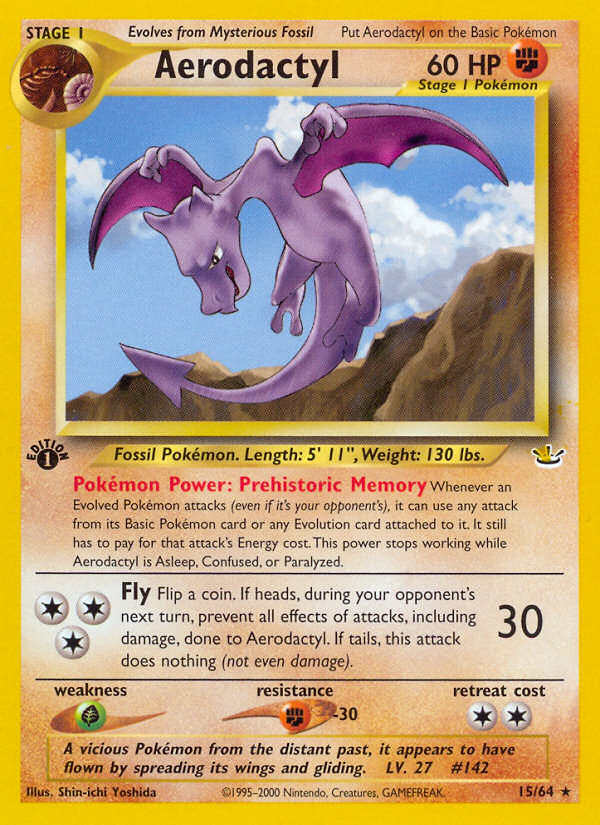 Aerodactyl card