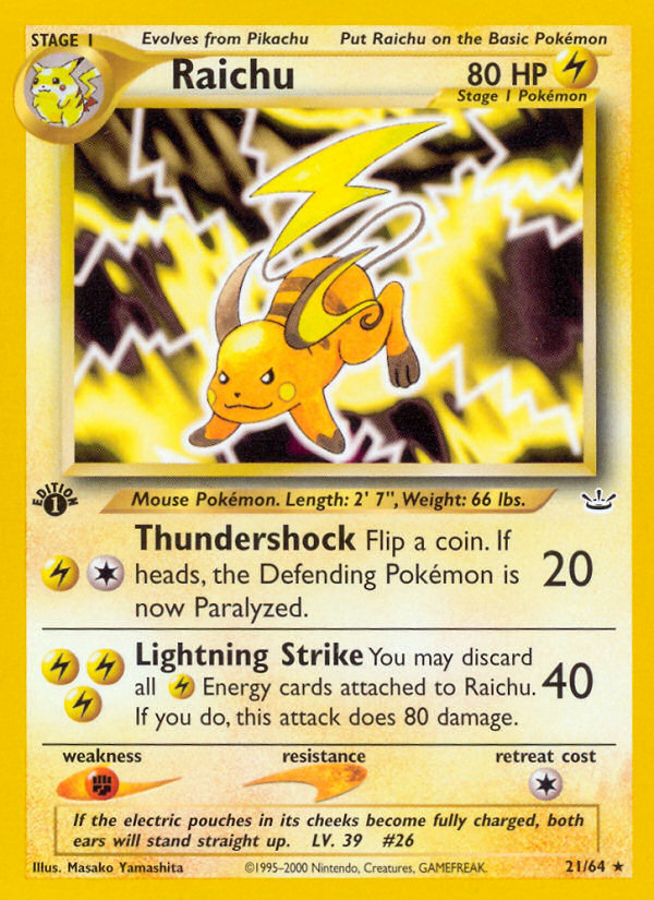 Raichu card