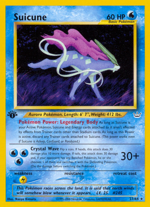 Suicune card