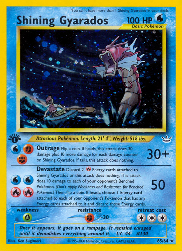 Shining Gyarados card