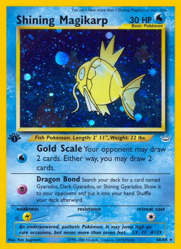 Shining Magikarp card