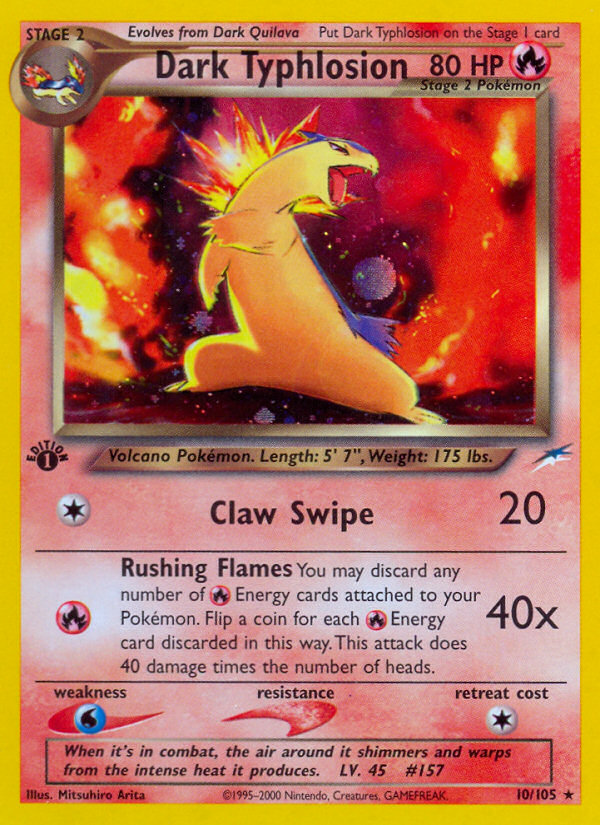 Dark Typhlosion card