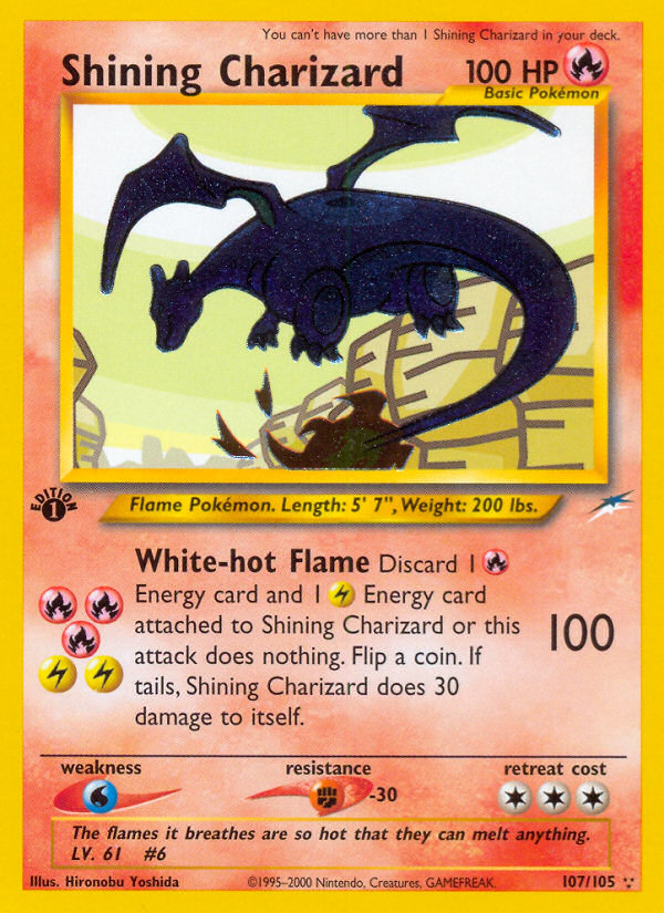 Shining Charizard card