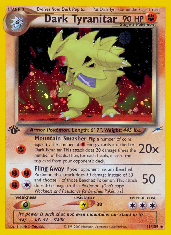 Dark Tyranitar card