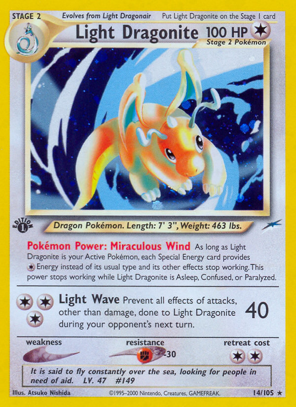 Light Dragonite card