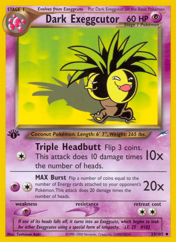 Dark Exeggutor card