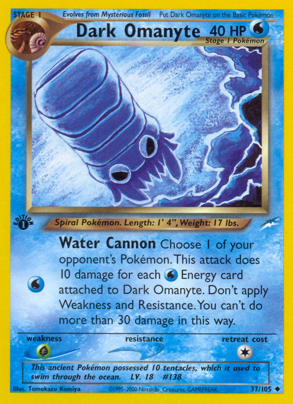 Dark Omanyte card