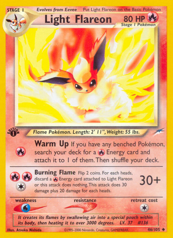 Light Flareon card